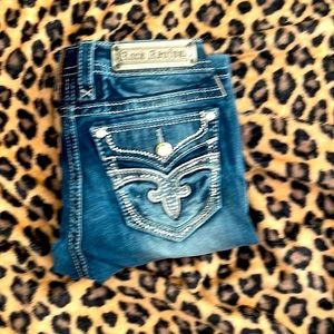 Rock Revival Bootcut Jeans Woman Style Greer Size 28 Length 34. Only worn once